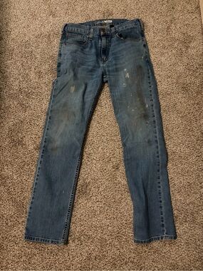Vintage Carhartt painted/distressed Boyfriend Jeans